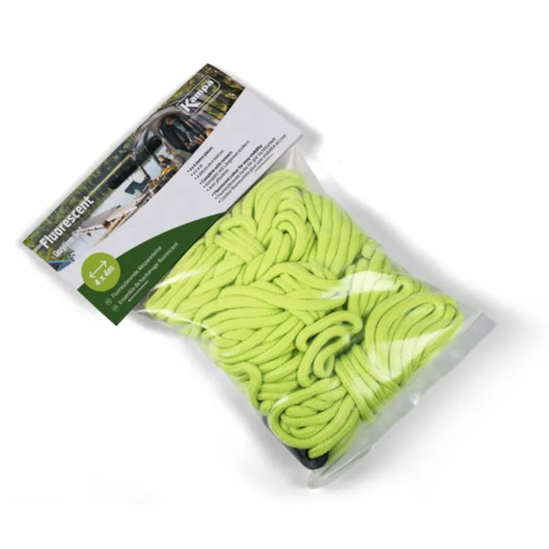 Kampa Guy Line Set Fluorescent 4m x 4pcs