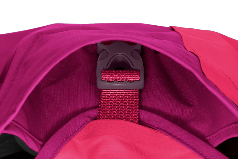 Ruffwear Sun Shower Jacket in Hibiscus Pink-6