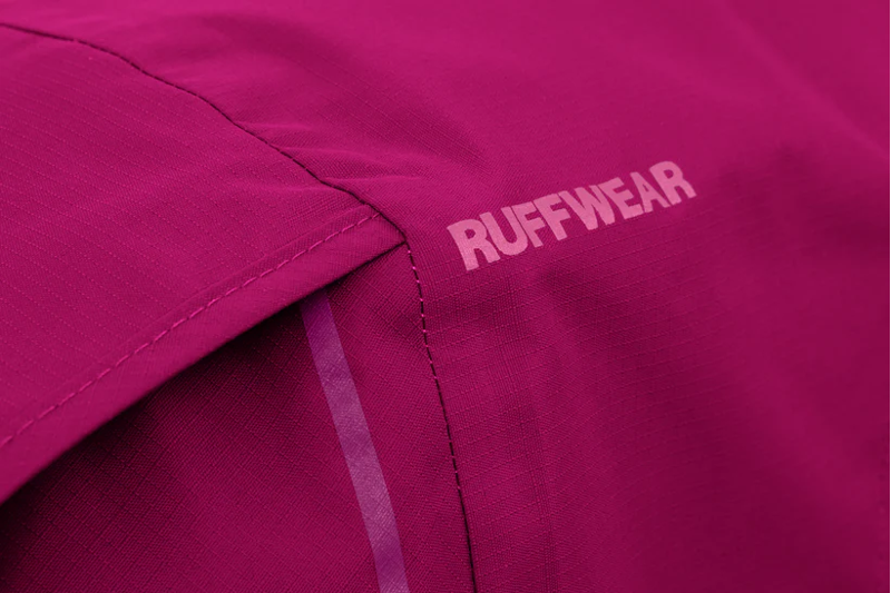 Ruffwear Sun Shower Jacket in Hibiscus Pink-8