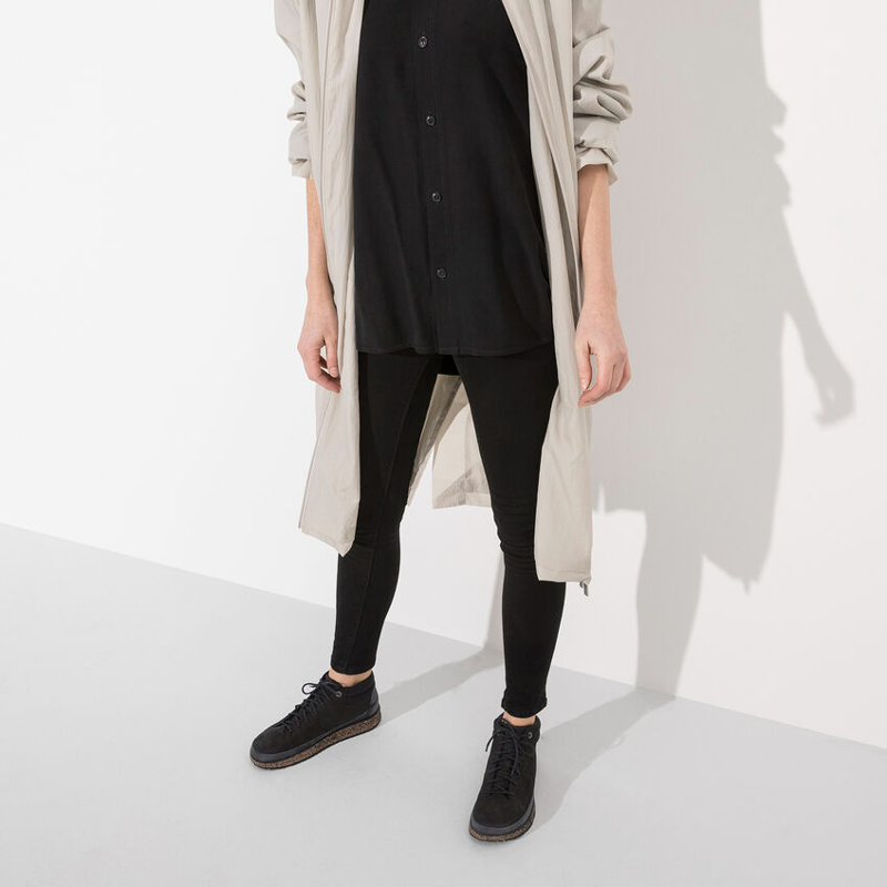 Birkenstock Honnef High Oiled Nubuck Leather Boot Womens in Black-1