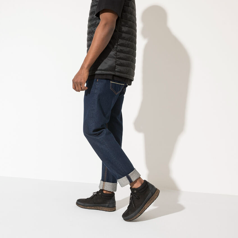 Birkenstock Honnef High Oiled Nubuck Leather Boot Womens in Black-2