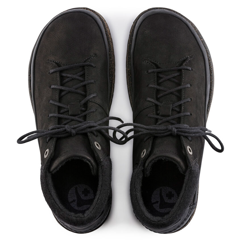 Birkenstock Honnef High Oiled Nubuck Leather Boot Womens in Black-5