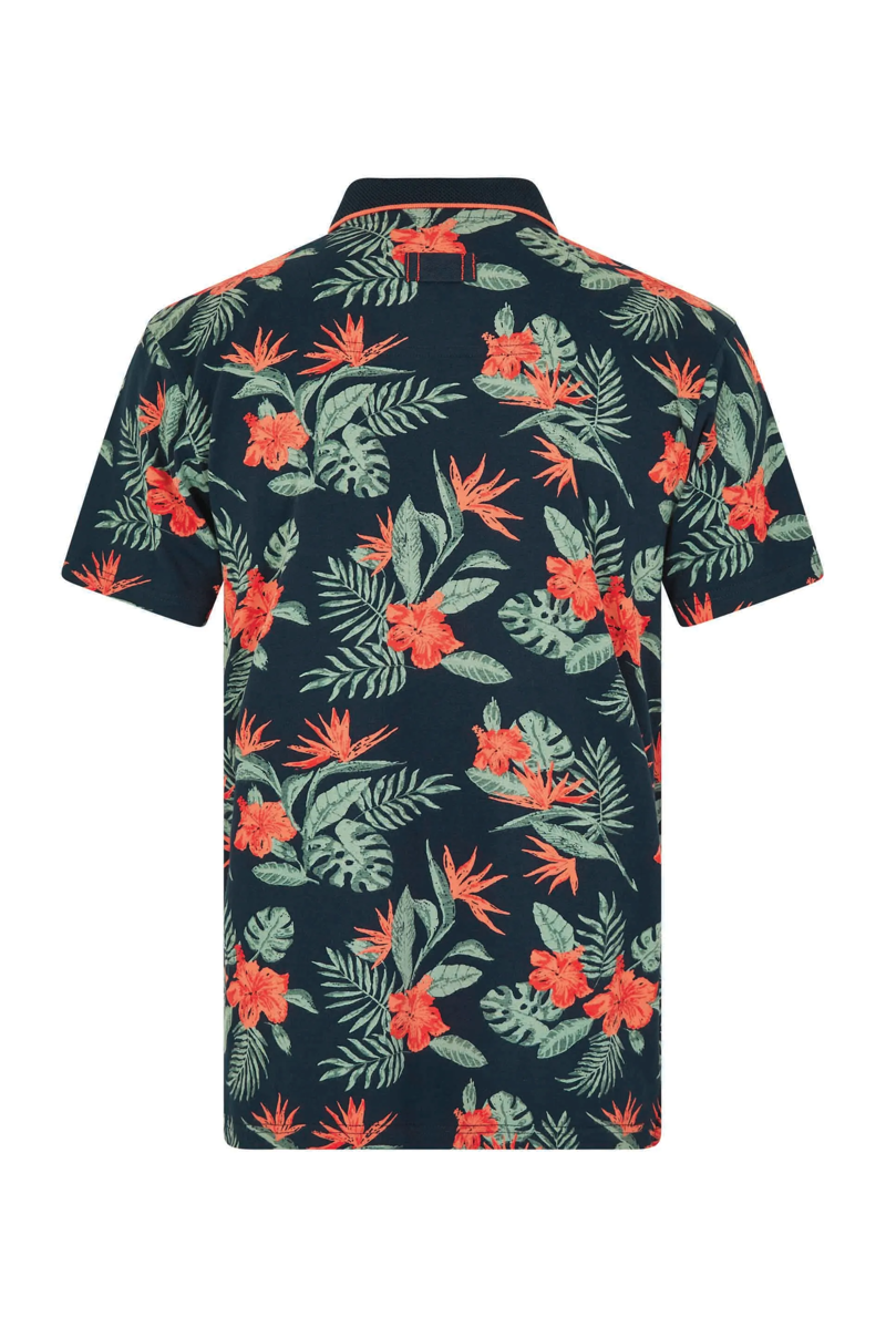 Weirdfish Sarat Polo shirt Mens in Navy-1