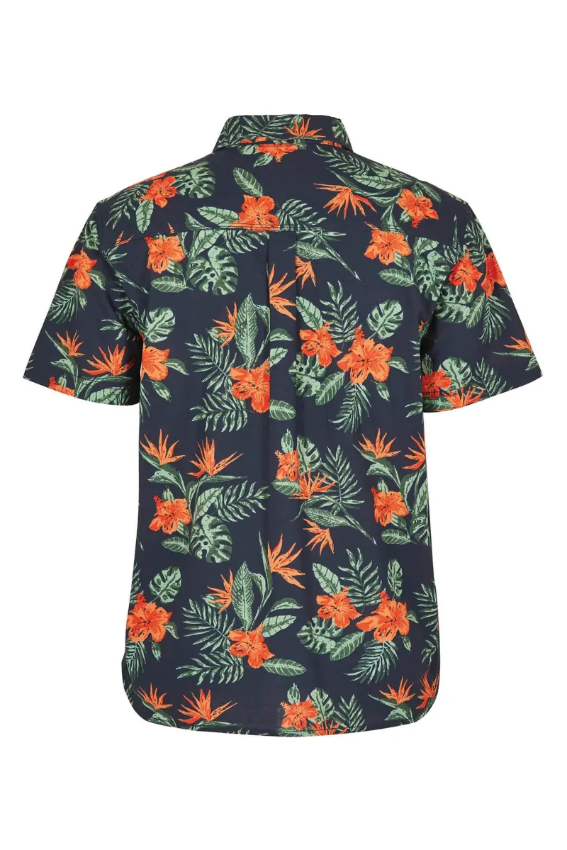 Weirdfish Faraway Shirt Mens in Navy-1