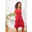 Weirdfish Nalani Jumpsuit Womens in Chilli Red