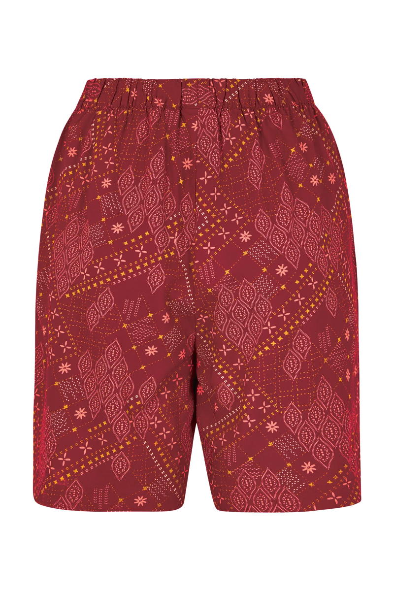 Weirdfish Sundance Shorts Womens in Chilli Red-1