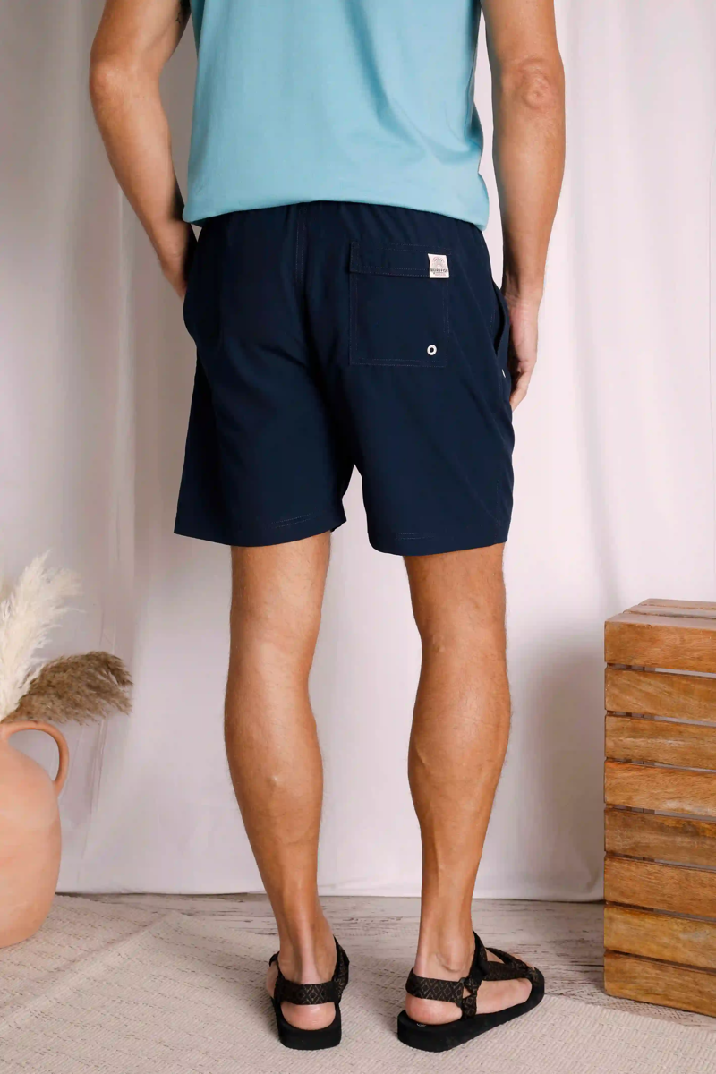 Weirdfish Banning Swim shorts Mens in Navy-6