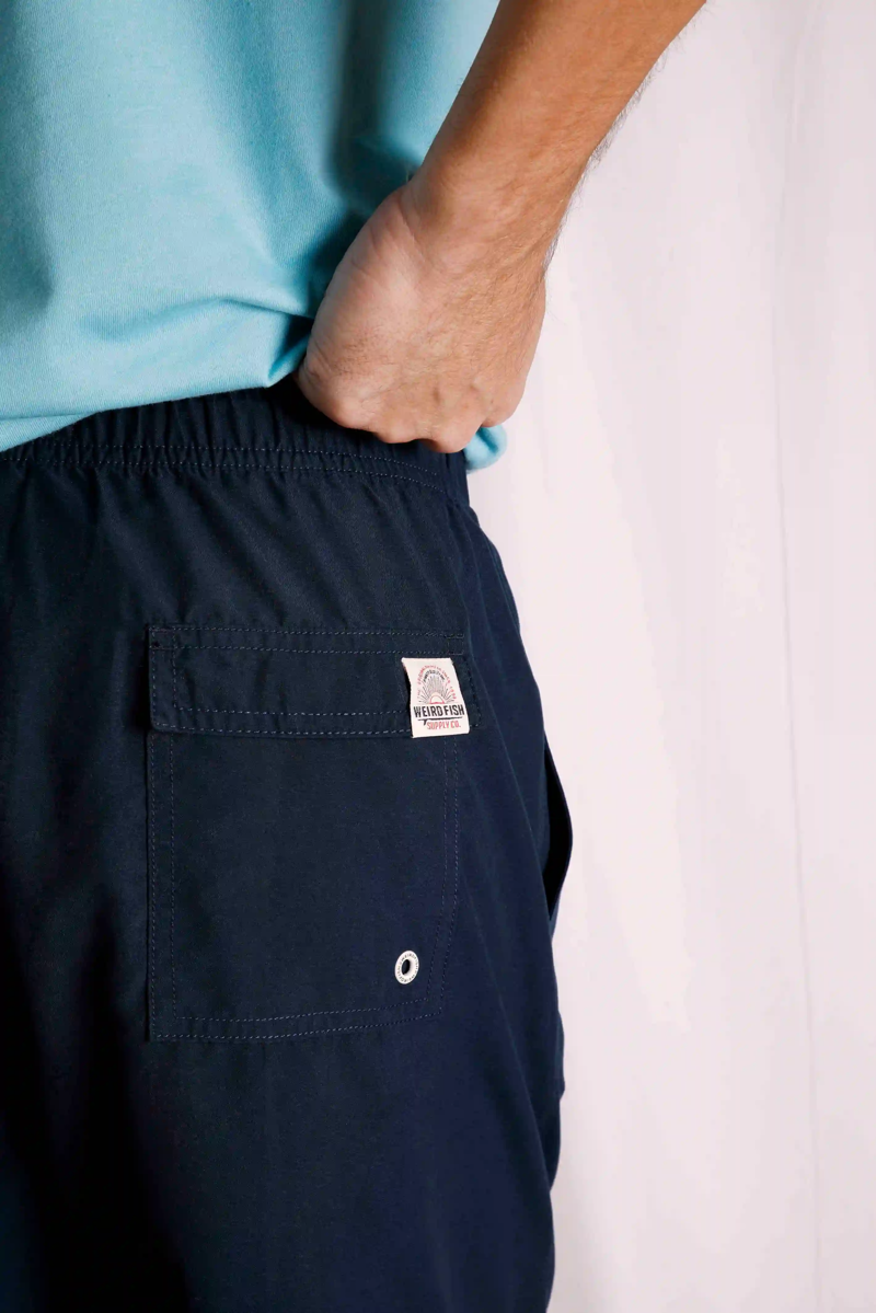 Weirdfish Banning Swim shorts Mens in Navy-3