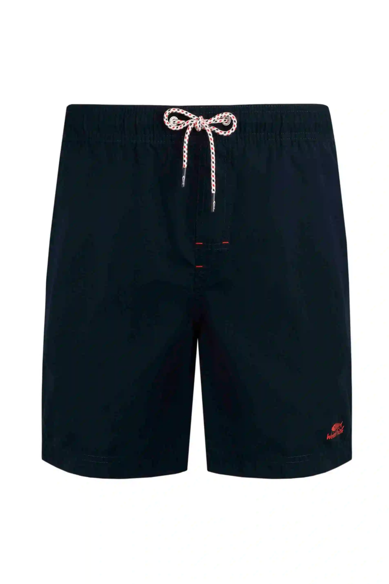 Weirdfish Banning Swim shorts Mens in Navy-1
