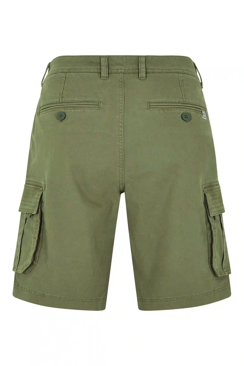 Weirdfish Rigney Shorts Mens in Dark Olive-2