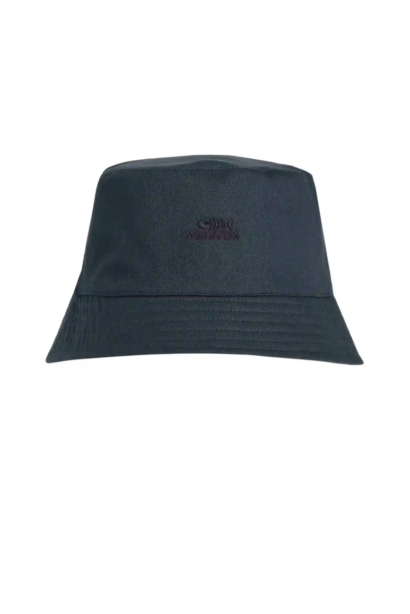 Weirdfish Hallin Bucket Hat in Navy-2