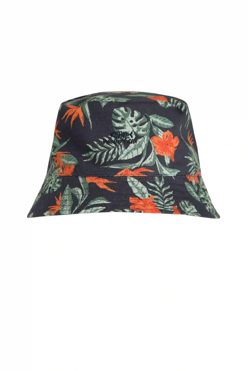 Weirdfish Hallin Bucket Hat in Navy