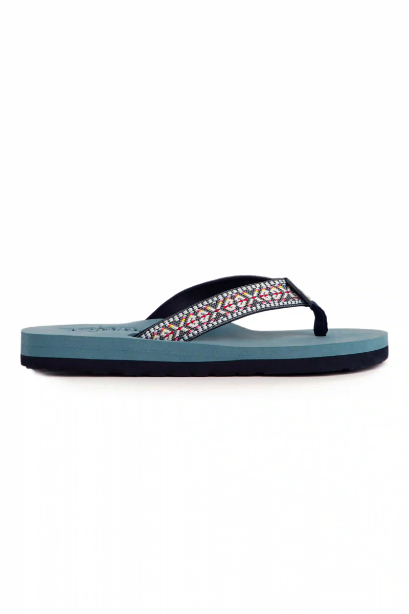 Weirdfish Adila Flipflops Women in Navy-3