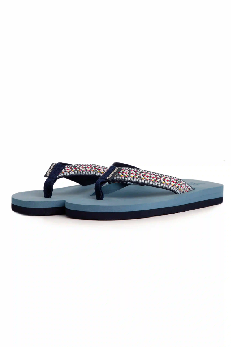 Weirdfish Adila Flipflops Women in Navy-2