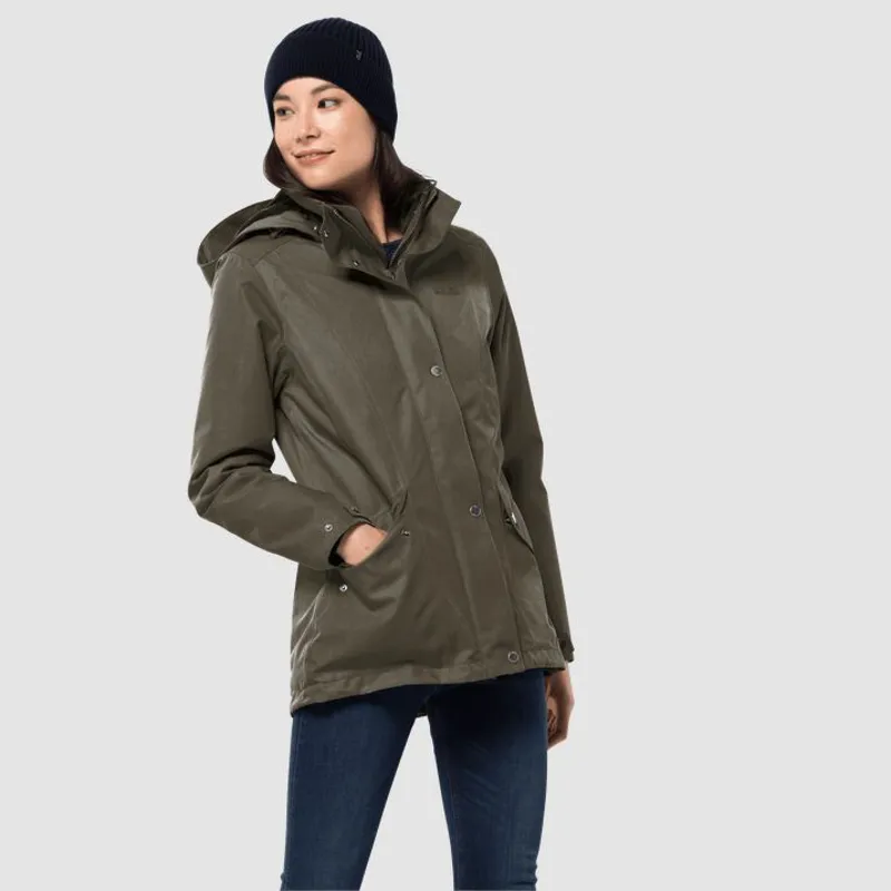 Jack Wolfskin Park Avenue Jacket Womens in Grape Leaf