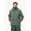 Jack Wolfskin Stormy Point 2L Waterproof Jacket Mens in  Hedge Green