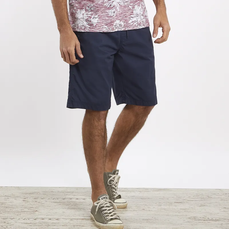 Weird Fish Murrisk Relaxed Casual Shorts Mens in Dark navy
