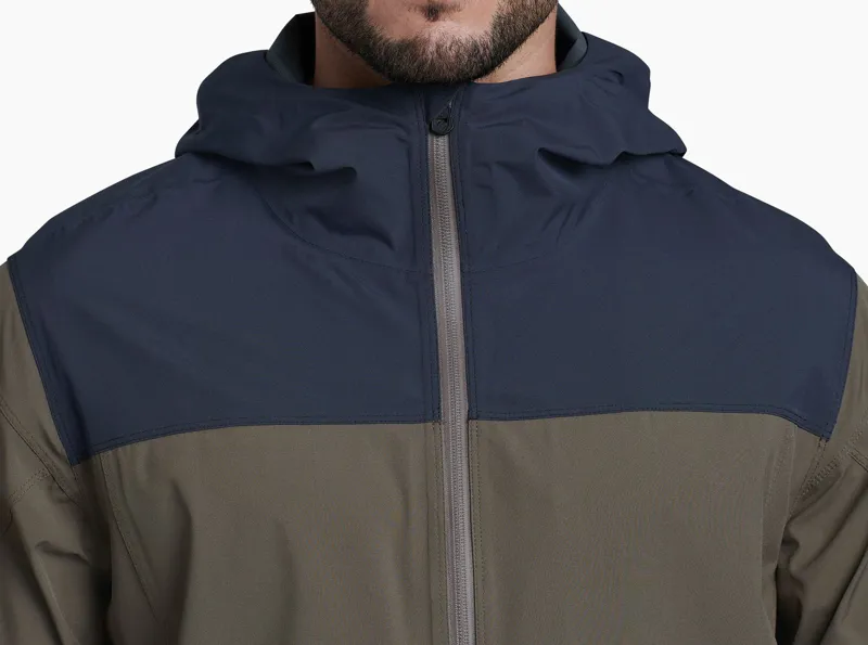 Kuhl Stretch Voyagr Waterproof Jacket Mens in Driftwood-3
