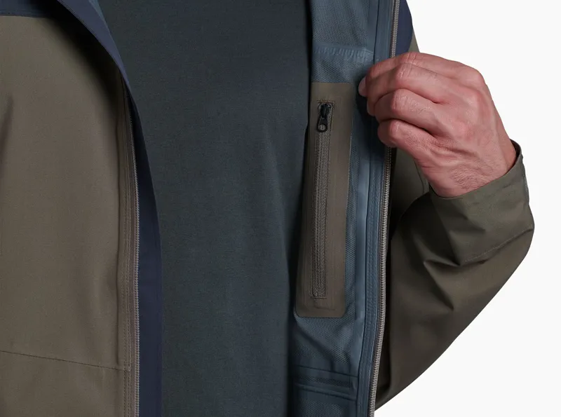 Kuhl Stretch Voyagr Waterproof Jacket Mens in Driftwood-5