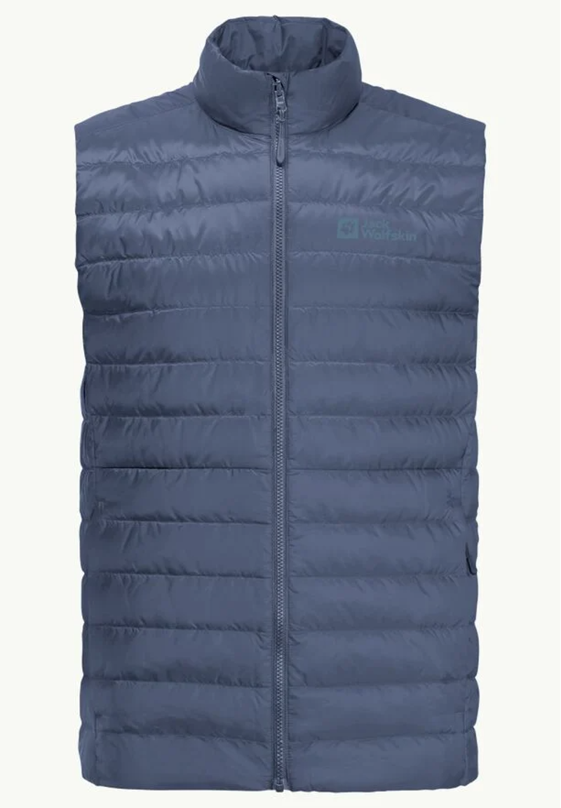Jack Wolfskin Pilvi Down Vest Mens in Evening Sky-3