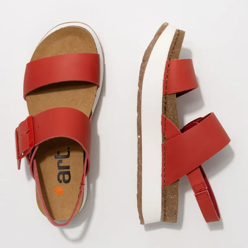 Art Company 1267 Mykonos Sandals womens in Cartago Grenadine-3