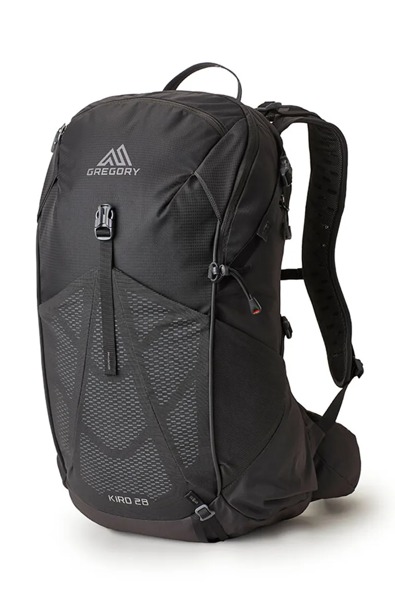 Gregory Kiro 28 Backpack in Obsidian Black