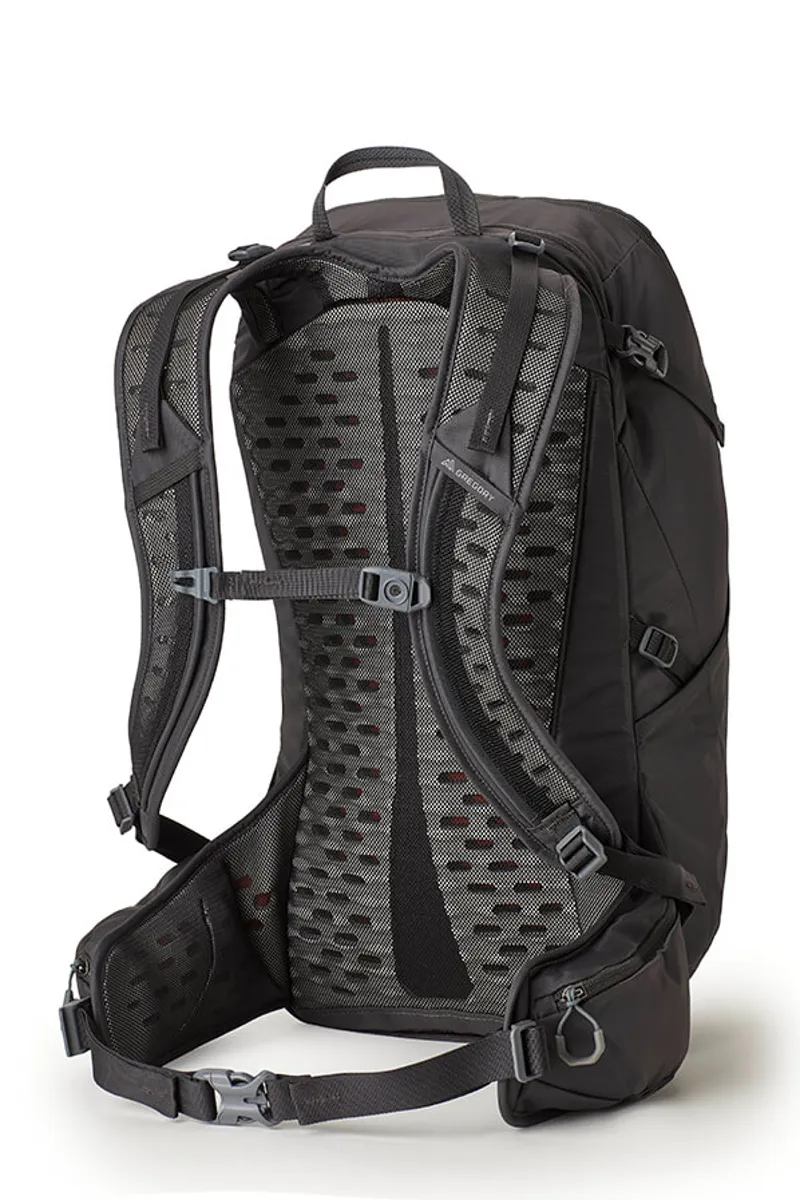 Gregory Kiro 28 Backpack in Obsidian Black-1