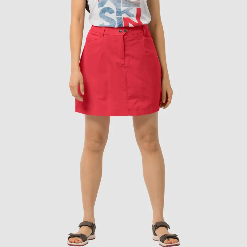 Jack Wolfskin Sonora Skort Womens in Tulip Red