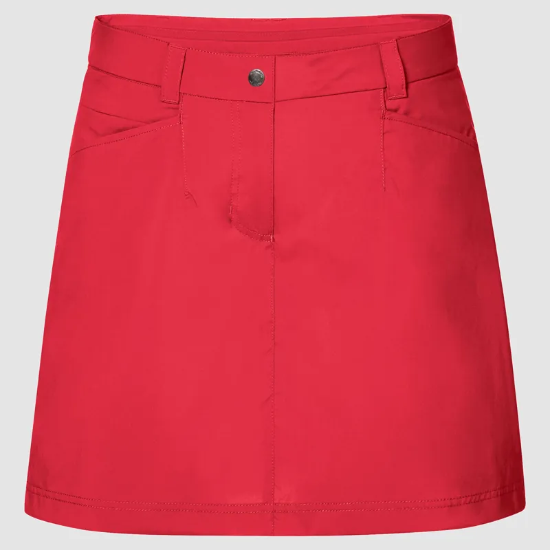 Jack Wolfskin Sonora Skort Womens in Tulip Red