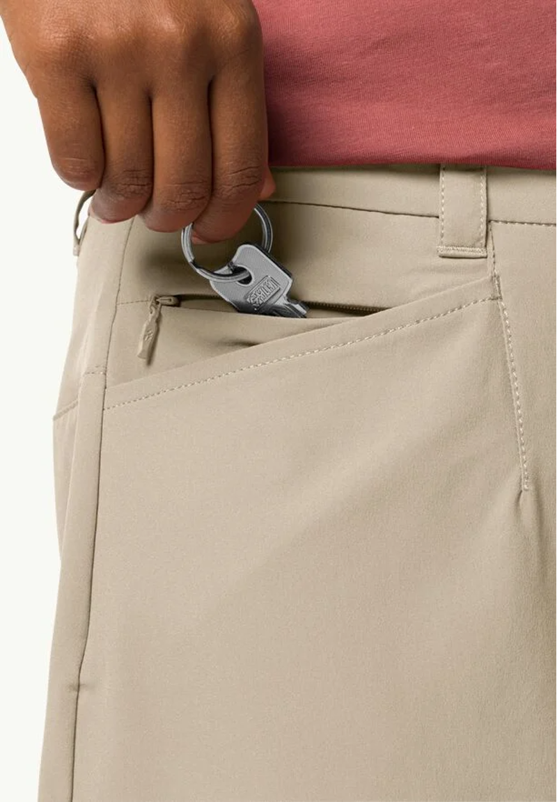 Jack Wolfskin Sonora Skort Womens in White Pepper-2