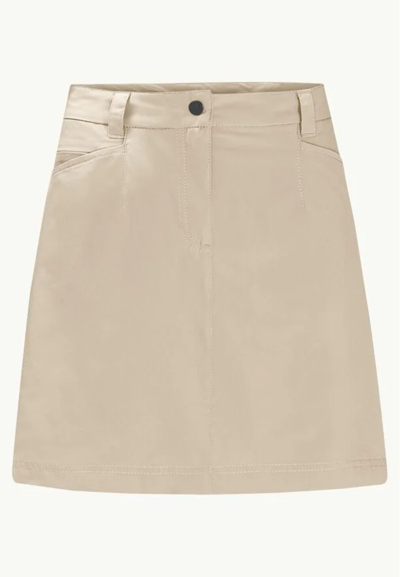 Jack Wolfskin Sonora Skort Womens in White Pepper-4