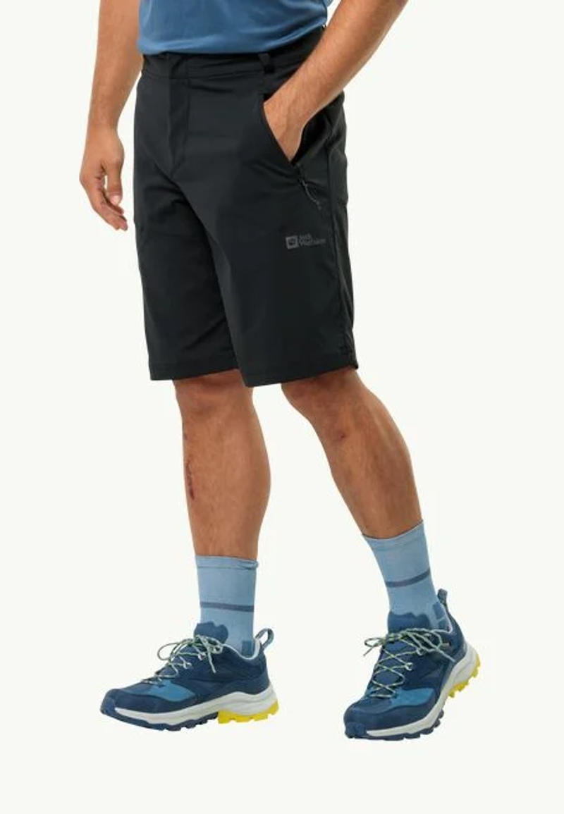 Jack Wolfskin Kalahari Cargo Shorts Mens in Night Blue-3