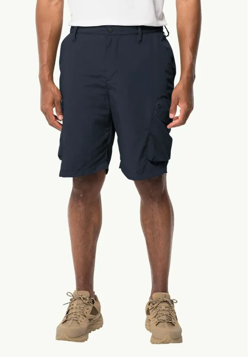 Jack Wolfskin Kalahari Cargo Shorts Mens in Night Blue
