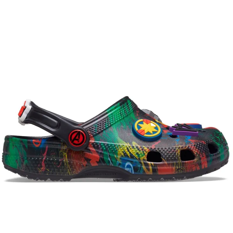 Crocs Classic Marvel Avengers Clog Kids in Black-2
