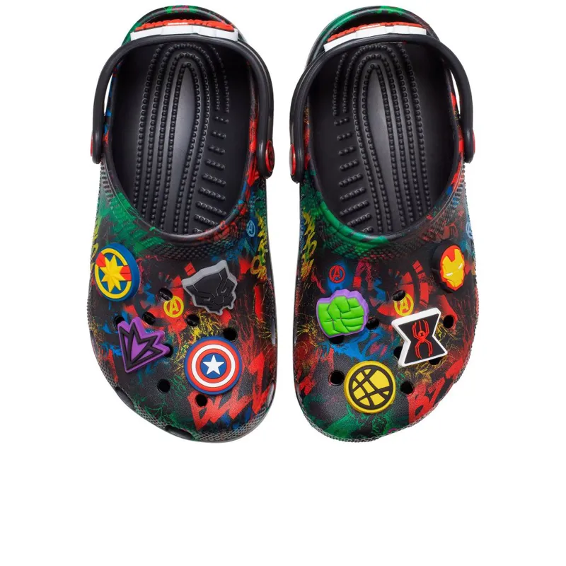 Crocs Classic Marvel Avengers Clog Kids in Black-3