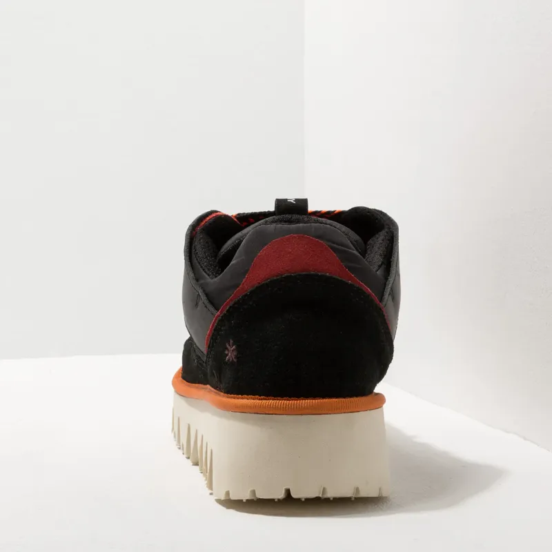 Art Company 1801 Trento Womens Trainers in Black/Orange-1