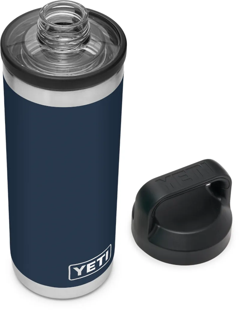 Yeti Rambler 18 Oz Bottle Navy With Chug Cap 