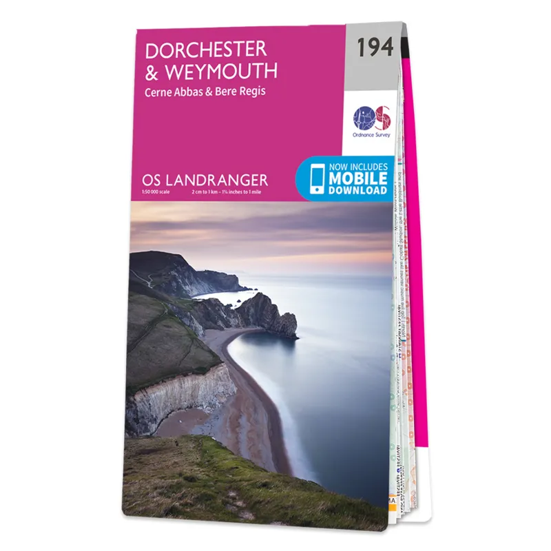 Ordnance Survey Dorchester and Weymouth Landranger Map
