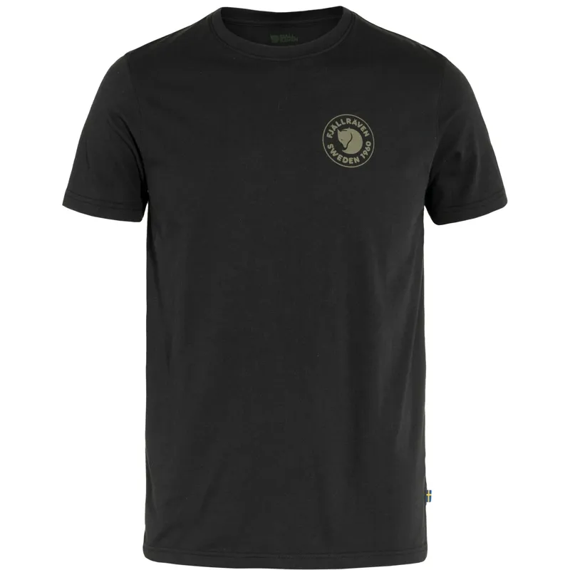 Fjallraven 1960 Logo T-shirt Mens in Black