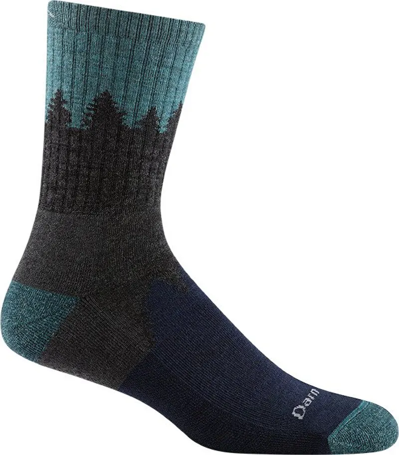 Darn Tough Number 2 Micro Crew Midweight with Cushion Socks Mens in Gray