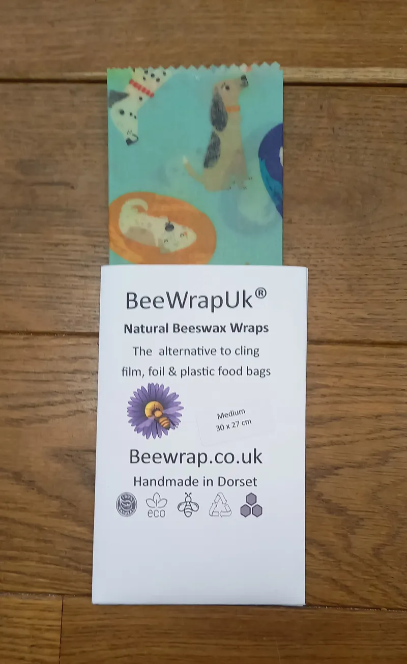 Bee Wrap UK Medium Beeswax Wrap in Dog Print with Dalmatians