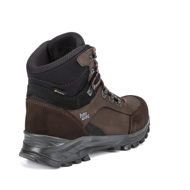 Hanwag Alta Bunion II GTX Mens Boots in Mocca/Black-1