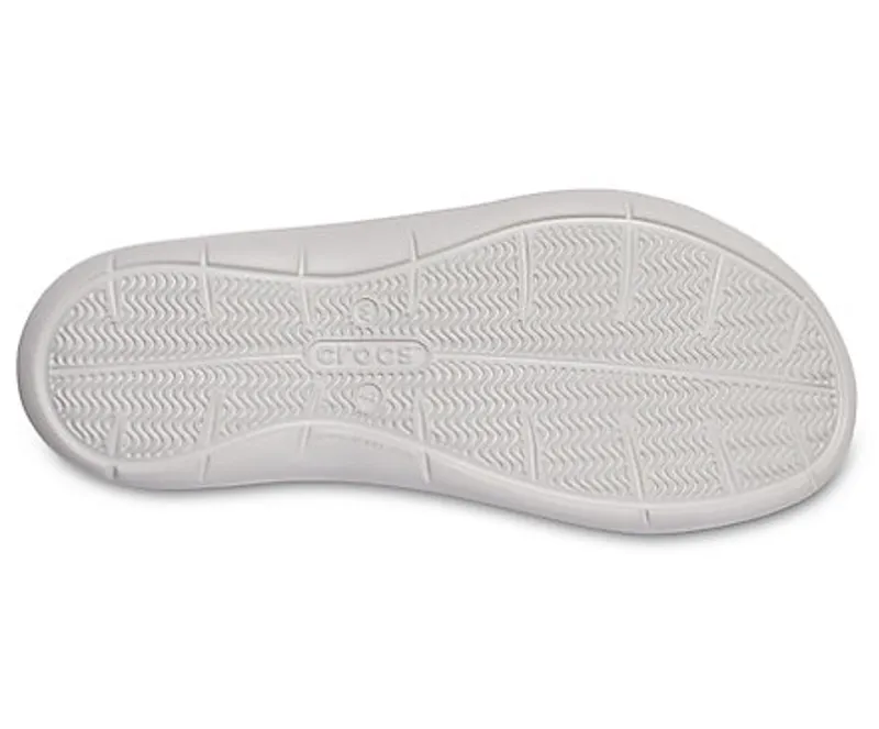 Crocs Swiftwater Sandal Womens in Mulberry and Pearl White -4