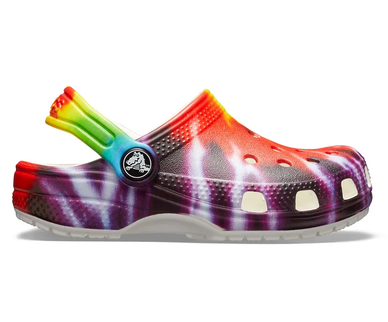 Crocs Classic Tie Dye Clog Kids in Multi-1