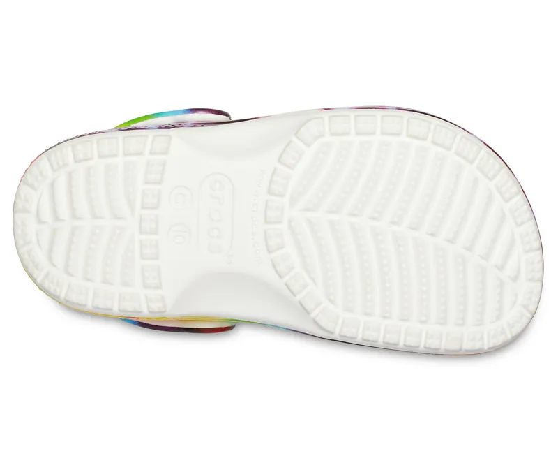 Crocs Classic Tie Dye Clog Kids in Multi-3