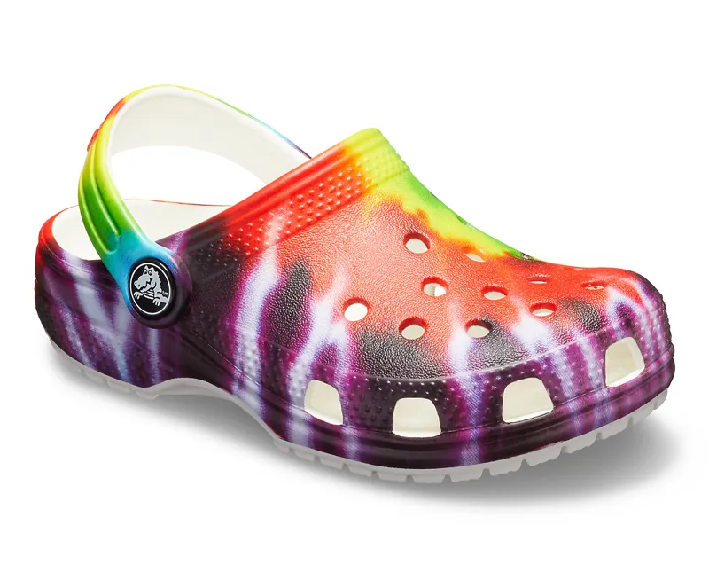 Crocs Classic Tie Dye Clog Kids in Multi-4