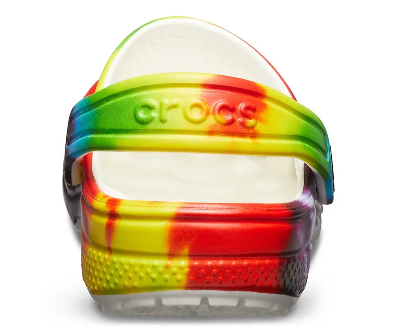Crocs Classic Tie Dye Clog Kids in Multi-5