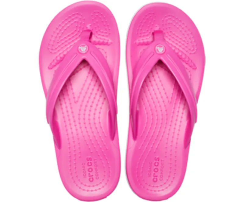 Crocs Crocband Flip Kids in Electric Pink-3