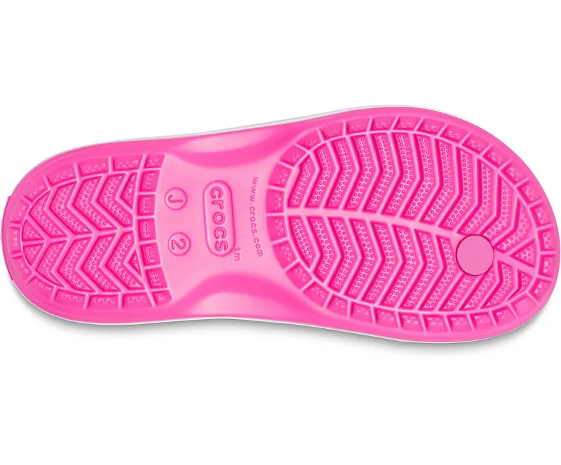 Crocs Crocband Flip Kids in Electric Pink-4