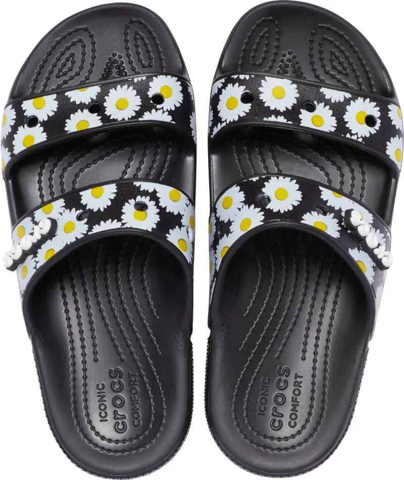 Crocs Classic Vacay Vibes Sandal Black daisy-3
